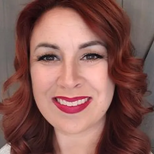 Portrait of Kristen Felton, stylist at Blue Salon and Spa